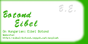 botond eibel business card